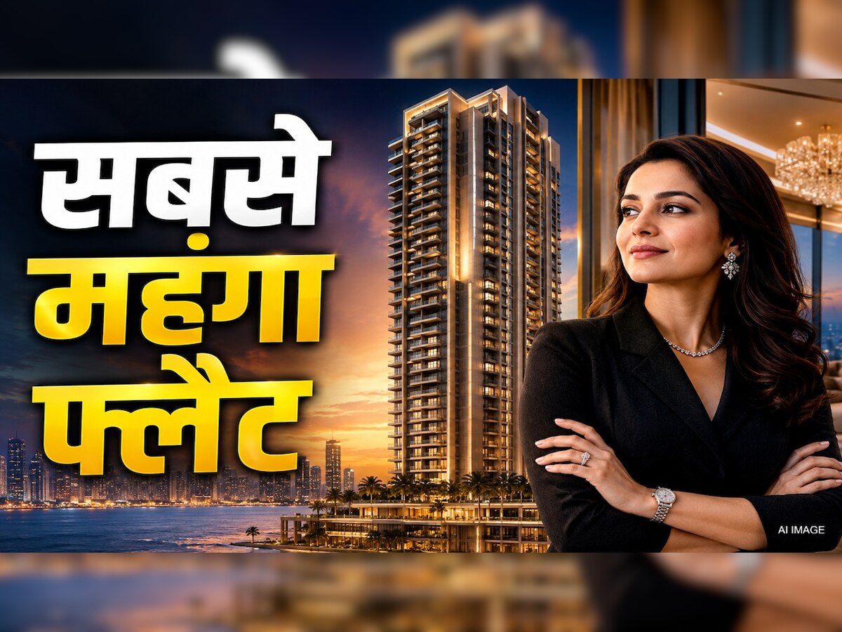 मुंबई में 12 करोड़ का 4BHK फ्लैट, अंदर से 5 स्टार होटल जैसा लुक; अरब सागर का दिखता है नजारा